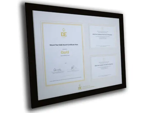 Tri-Aperture Mount - Spaces to mount your Gold Award Certificate, a 7"x 5" photograph and your invitation (S) - Image 7